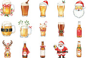 Christmas Beer Sublimation Bundle, an Illustration by Designking (Thumbnail 2 of 5)