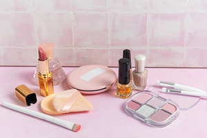 Cosmetics products creating beauty and feminine glamour concept, a Beauty & Fashion Photo by Olena Rudo