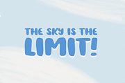 Cloud Nine Round Bold Font, a Font by Forth and Wild (Thumbnail 4 of 6)