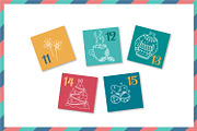 Christmas Advent Calendar Vector, a Card Template by AnnaViolet_store (Thumbnail 7 of 12)