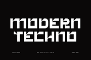 Rosket Techno Font, a Sans Serif Font by QR Design Studio (Thumbnail 4 of 8)
