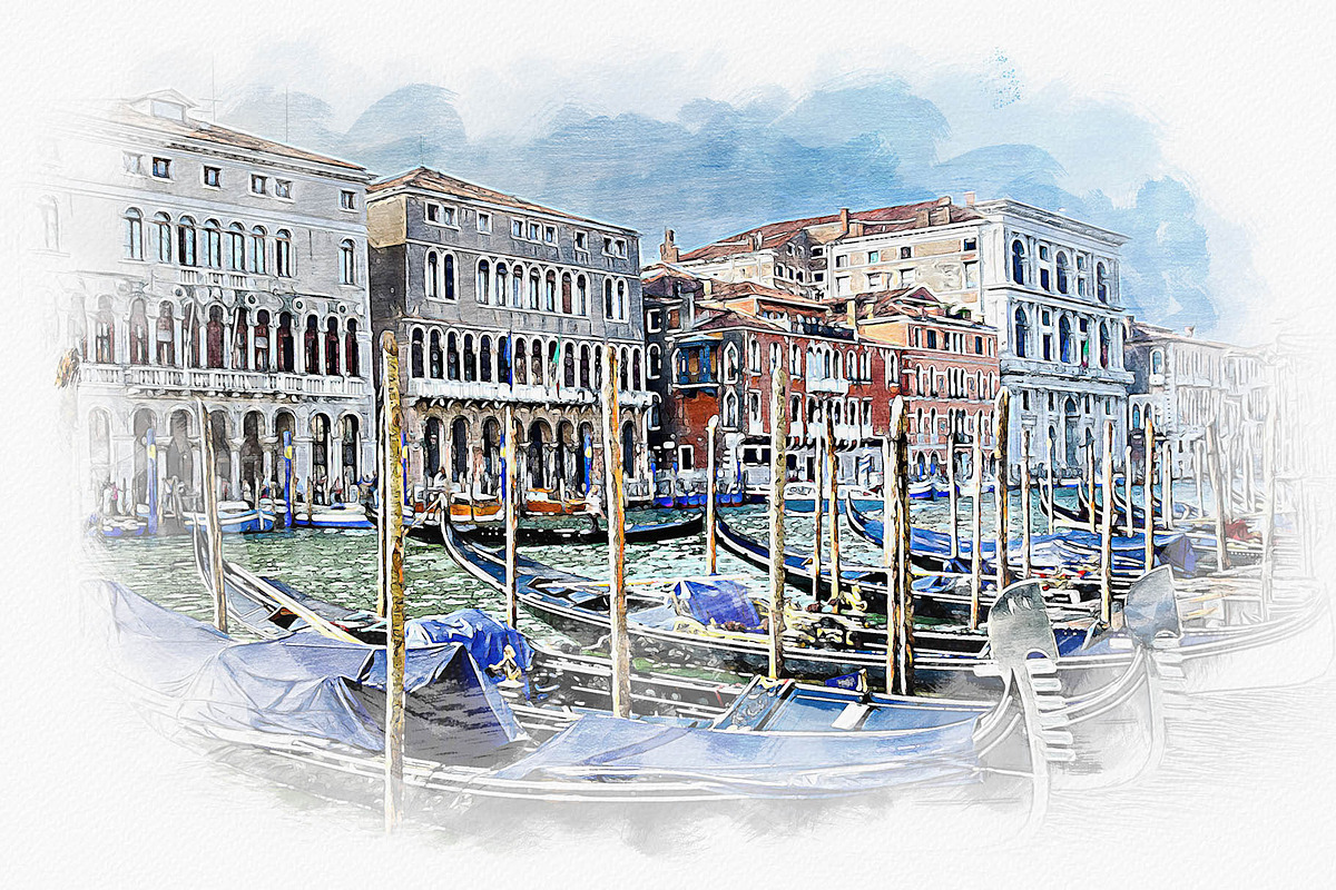 Canvas Watercolor Paint Art Effect, an Action Add-On by MRI STUDIO (Photo 16 of 16)