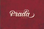Prada Script Typeface, a Script Font by artimasa (Thumbnail 1 of 5)