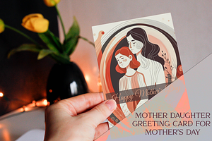 Mother-Daughter Greeting Card