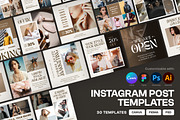 Instagram Post Template Social Media, a Social Media Template by Miyaji75 (Thumbnail 1 of 10)