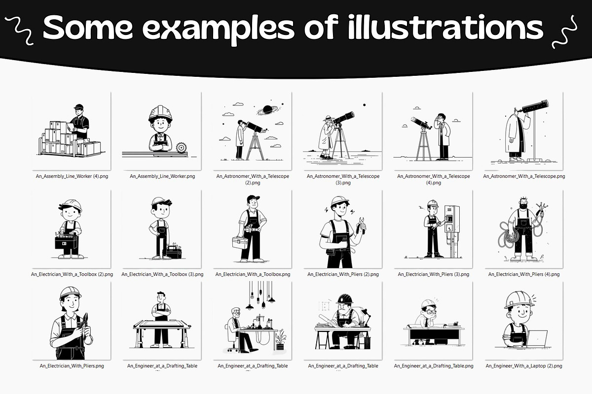 Notion-Style Illustration Occupation, a Work Illustration by DaisyStudio (Photo 5 of 10)