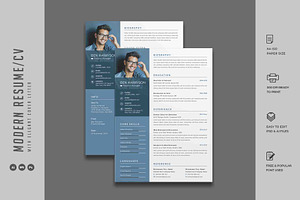 218. Modern Resume Template