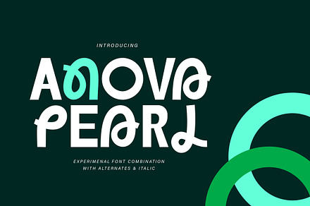 Anova Pearl - Experimental Font