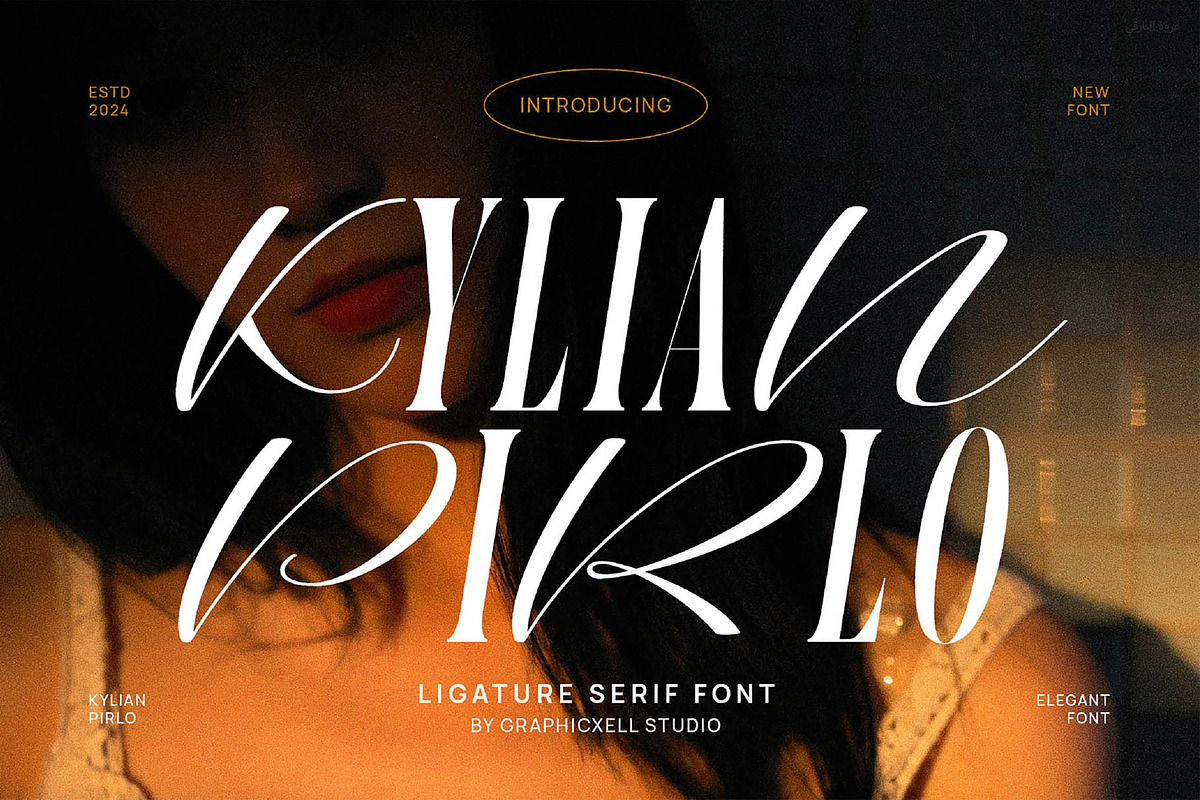 Kylian Pirlo Elegant & Premium Serif, a Serif Font by Graphicxell (Photo 1 of 6)