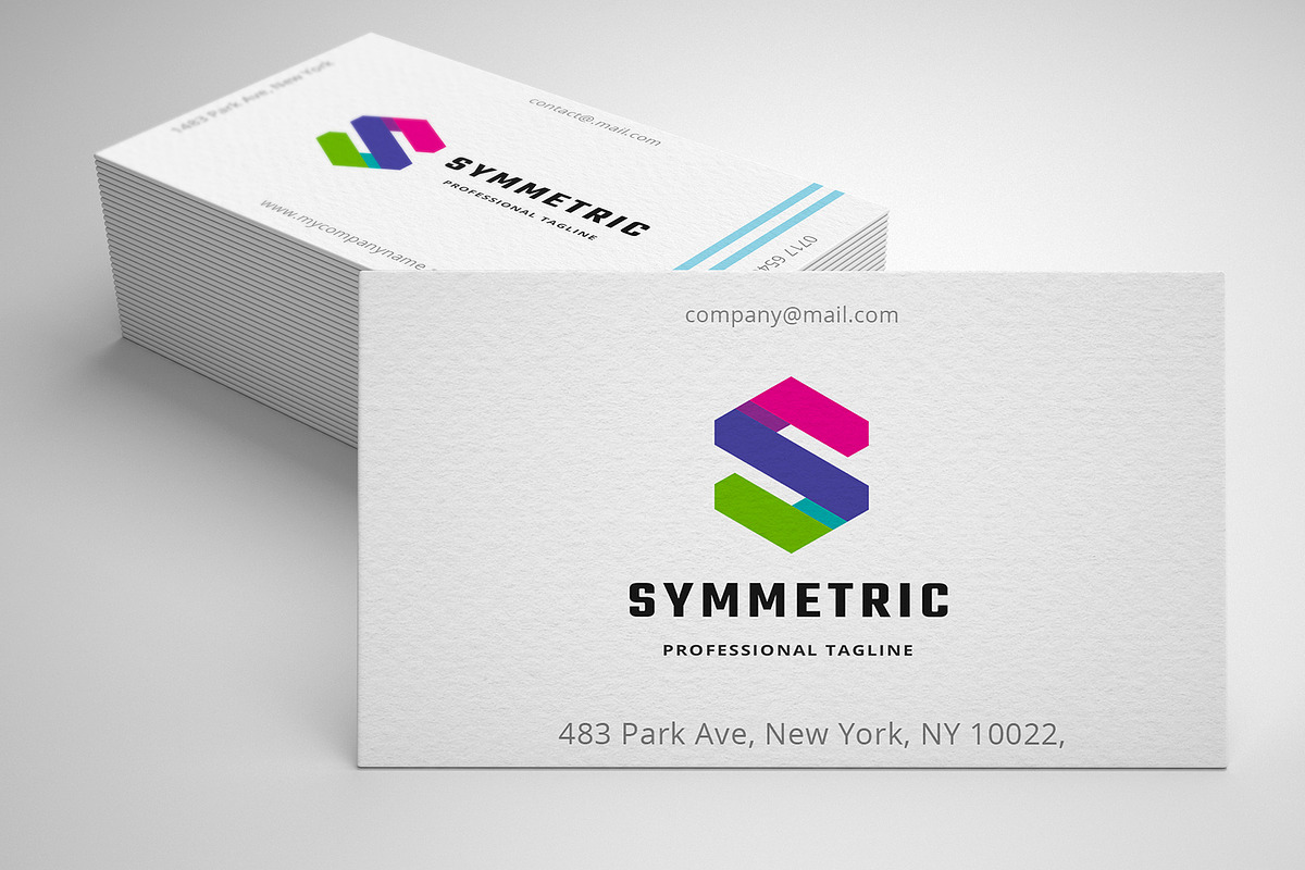 Symmetric Letter S Logo, a Branding & Logo Template by Design_Planet