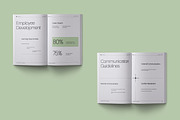 Employee Guidebook/Handbook Template, a Brochure Template by fakhroo (Thumbnail 6 of 11)
