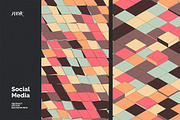 Social Media Vector Backgrounds V 05, a Background Graphic by dvtchk (Thumbnail 5 of 9)