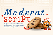 Moderat Script Elegant Natural Flow, a Script Font by adenpinkstore (Thumbnail 3 of 7)