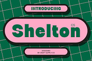 CS Shelton – Bold Font, a Sans Serif Font by Craft Supply Co. (Thumbnail 1 of 8)