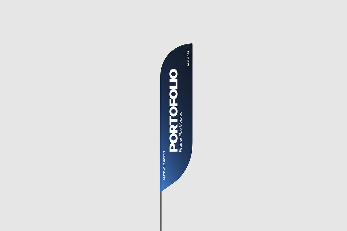 Feather Flag Mockup, an Advertising Mockup by AnasStudio (Photo 2 of 5)