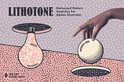 Lithotone Dstrssd Pattern Swatches, a Pattern Graphic by True Grit Texture Supply (Thumbnail 1 of 8)