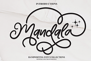 Mandala | Script Font, a Script Font by Scratchones (Thumbnail 1 of 6)