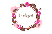 Watercolor donut set, a Food Illustration by Watercolor & sketches (Thumbnail 7 of 7)