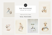 Nursery home and room print gallery, a Background Graphic by Grace Noboa Illustrations (Thumbnail 3 of 16)
