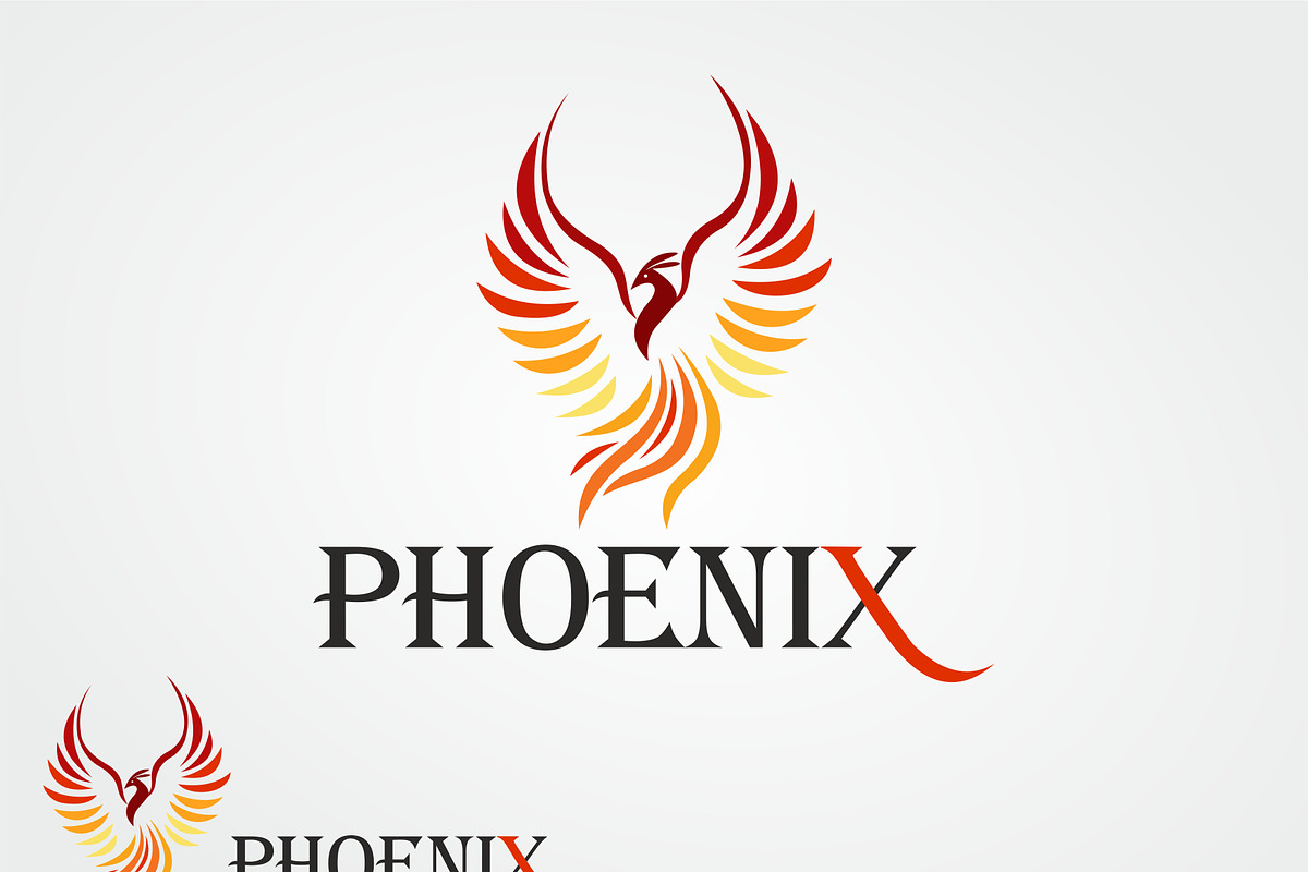 Colorful Phoenix Bird Logo Template, a Branding & Logo Template by Raj Shop (Photo 5 of 6)