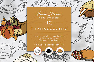 Hand Drawn Thanksgiving Images