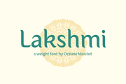 Lakshmi, a Sans Serif Font by OceaneM (Thumbnail 1 of 9)