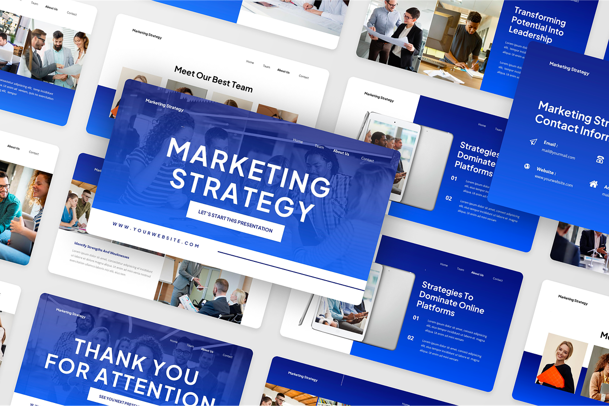 Marketing Strategy Keynote, a Presentation Template by SquidPixey (Photo 5 of 6)