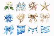 Coastal Baby Nursery Clipart, an Illustration by Design Market (Thumbnail 2 of 7)