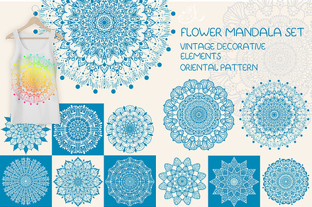 Flower Mandala set