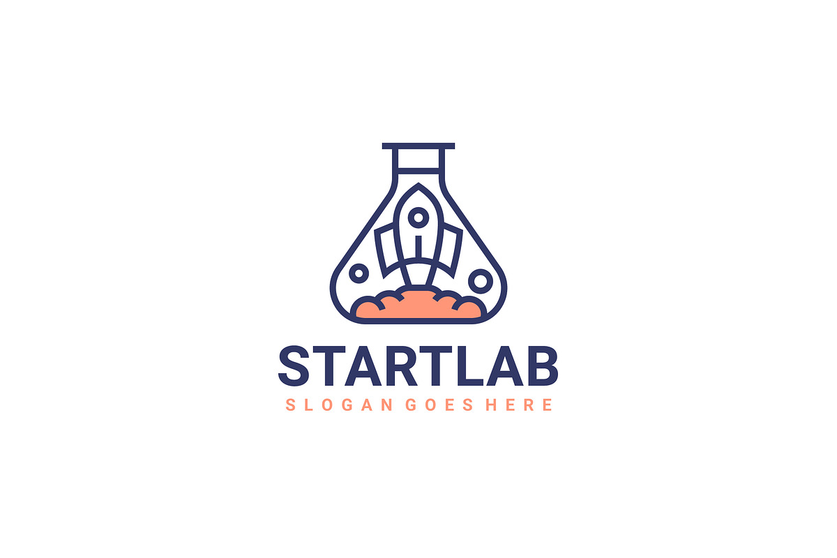 Startup Laboratory Logo, a Design Template by 3ab2ou (Photo 1 of 2)