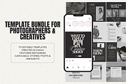 Photography Instagram Templates, a Social Media Template by digitaldispositions (Thumbnail 1 of 9)