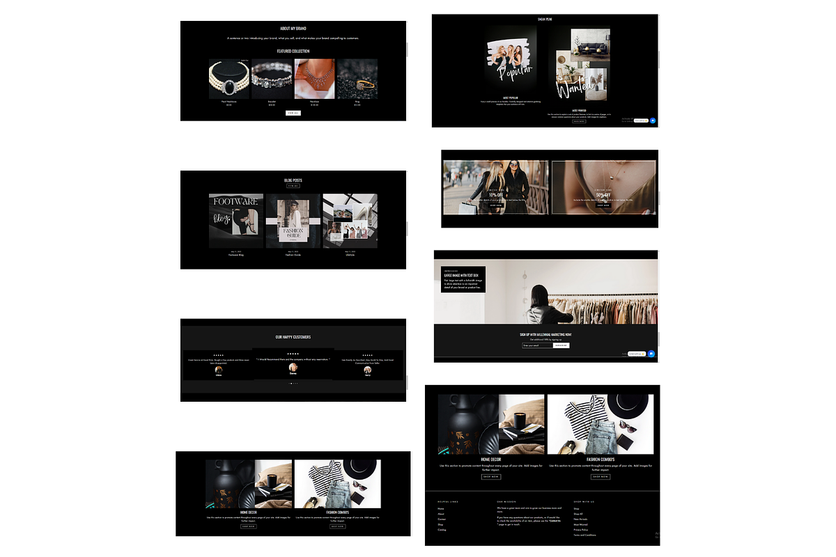 Shopify Theme Template, a Bootstrap Template by Millennials Marketing (Photo 7 of 9)
