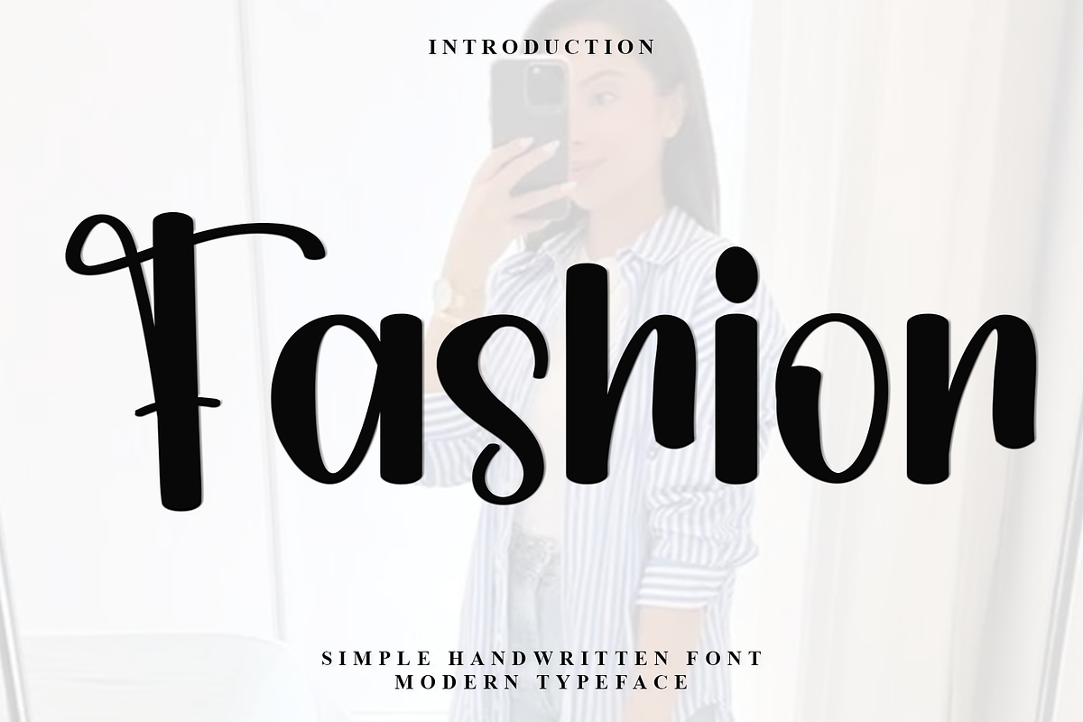 Fashion, a Handwritten Font by InermediaSTUDIO (Photo 1 of 7)