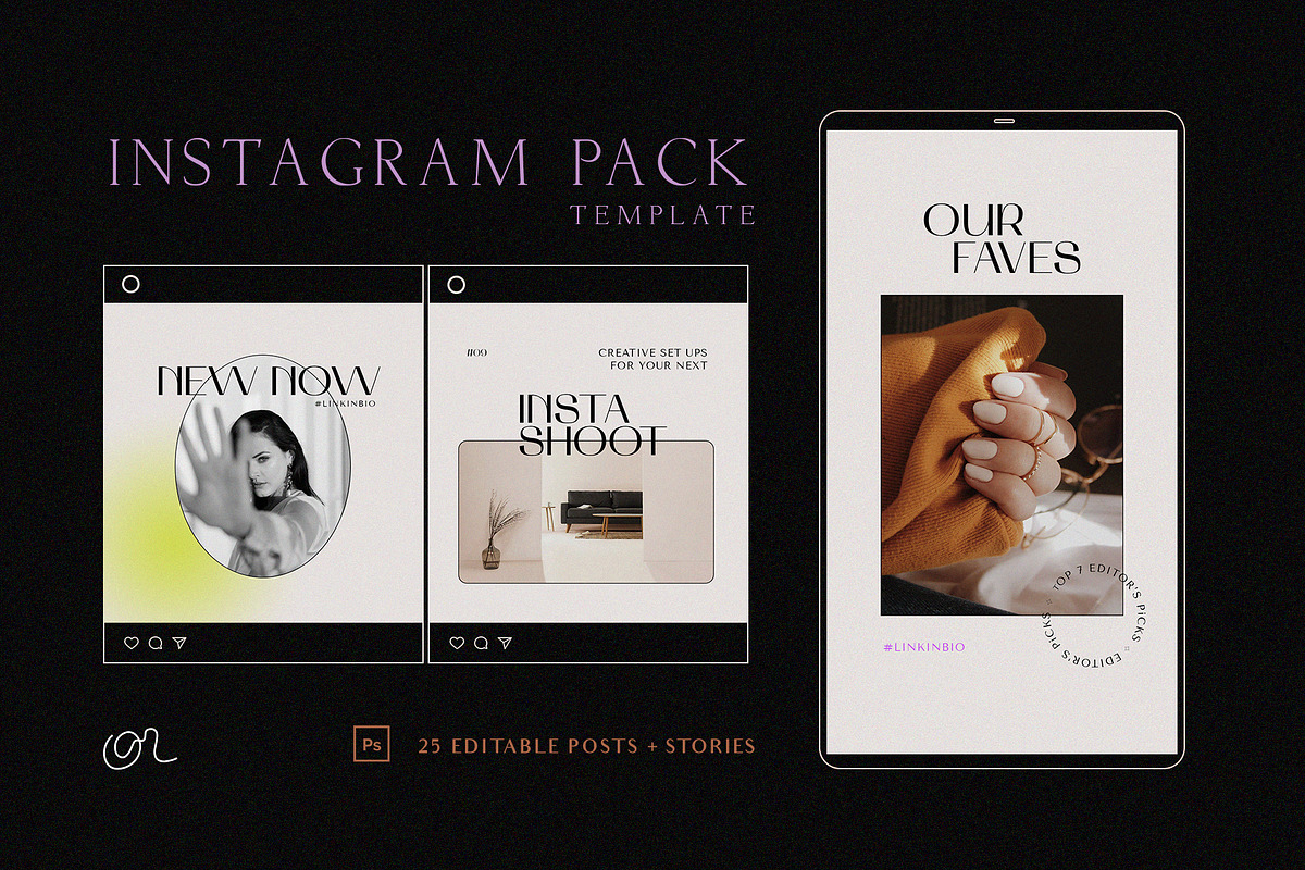 Instagram Posts & Stories CANVA & PS, a Social Media Template by Signture Muse Design (Photo 6 of 10)