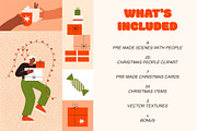 Christmas Party People Illustrations, an Object Graphic by ArtFM (Thumbnail 3 of 13)