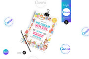 Ice Cream Social Flyer, a Flyer Template by Aam360 (Thumbnail 3 of 3)