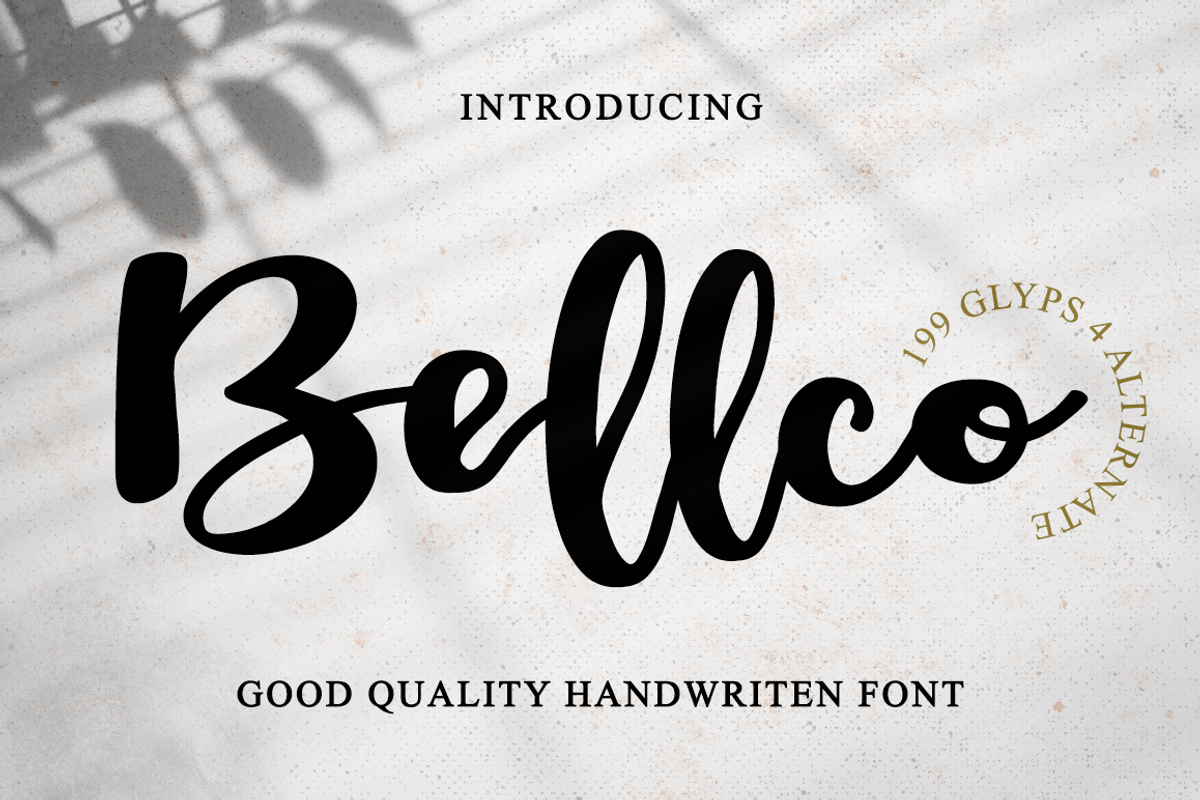 Bellco -Classic fonts