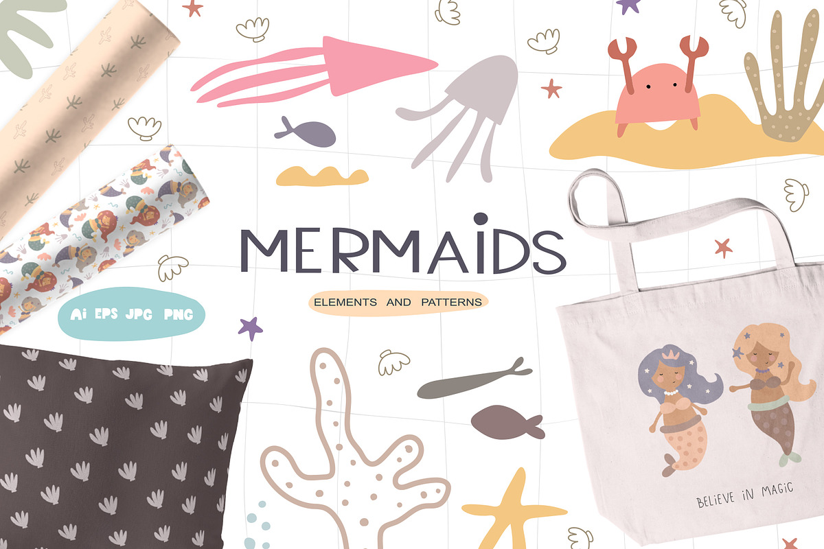 Mermaids, a Graphic by AnnieArt (Photo 1 of 6)