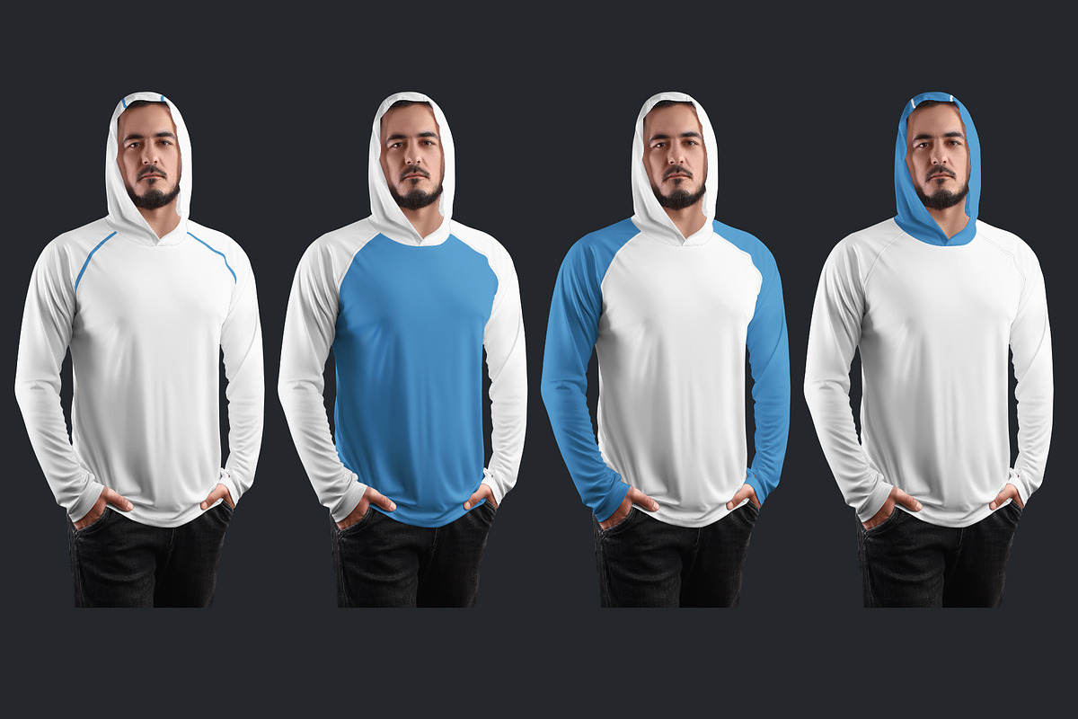 7 Men's Mockups Long Sleeve T-Shirt, a Shirt Mockup by Grow Design Craft Studio (Photo 3 of 7)