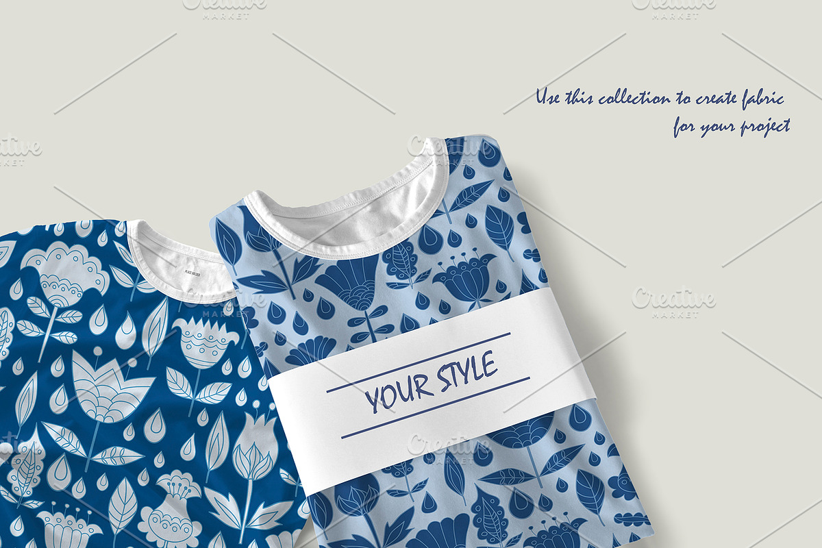 Funful Flower Patterns, a Pattern Graphic by Retro Graphic Box (Photo 6 of 9)