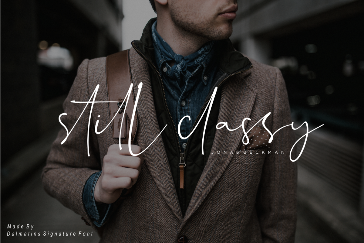 Dalmatins // Elegant Signature Font, a Script Font by Sronstudio (Photo 12 of 14)