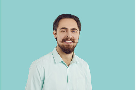 Portrait of happy millennial hipster, a Person Photo by StudioRomantic