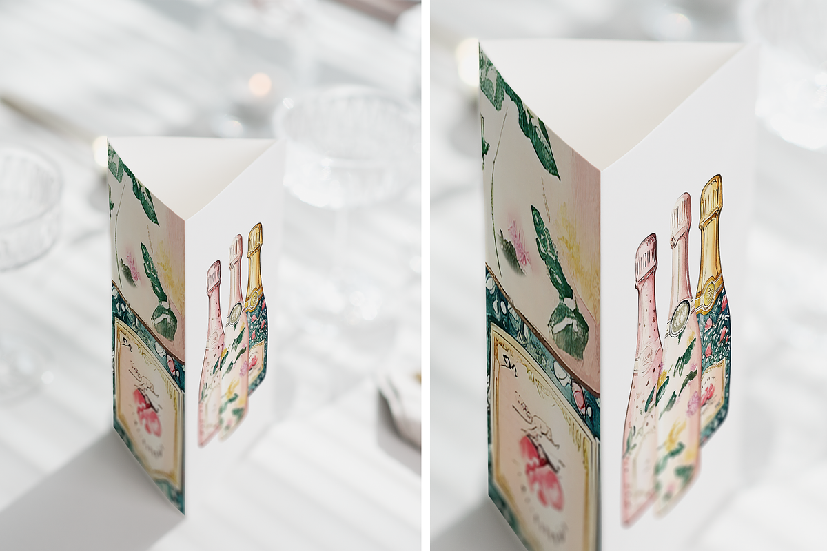 Champagne Romantic Patterns, a Decorative Illustration by ThaismotaCreativeCo (Photo 4 of 7)