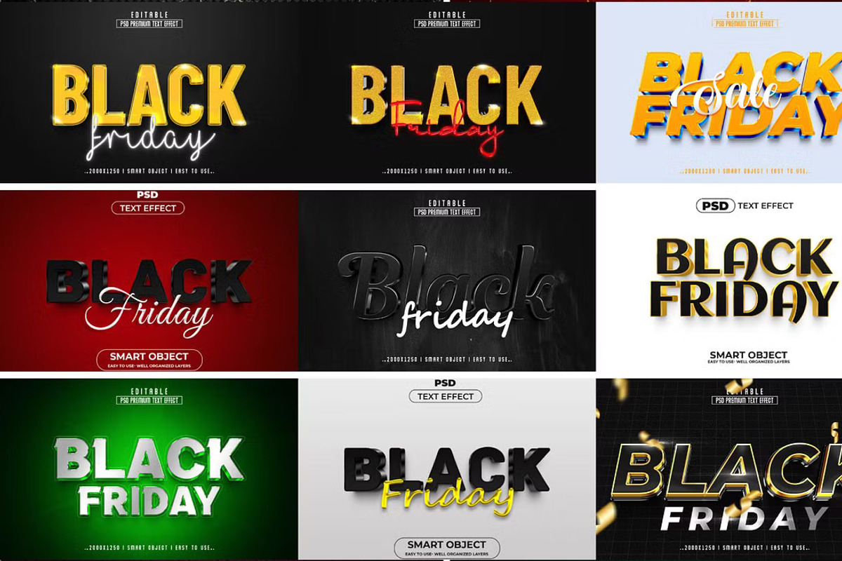 Psd Editable 3d Text Effect Bundle, a Layer Style Add-On by Md Jahidul99 (Photo 3 of 3)