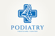 minimalist ankle foot podiatry logo, a Branding & Logo Template by Blazybone (Thumbnail 2 of 2)