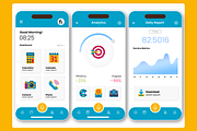 60 Website Vector Illustration, a Technology Illustration by Flat Icons (Thumbnail 6 of 7)