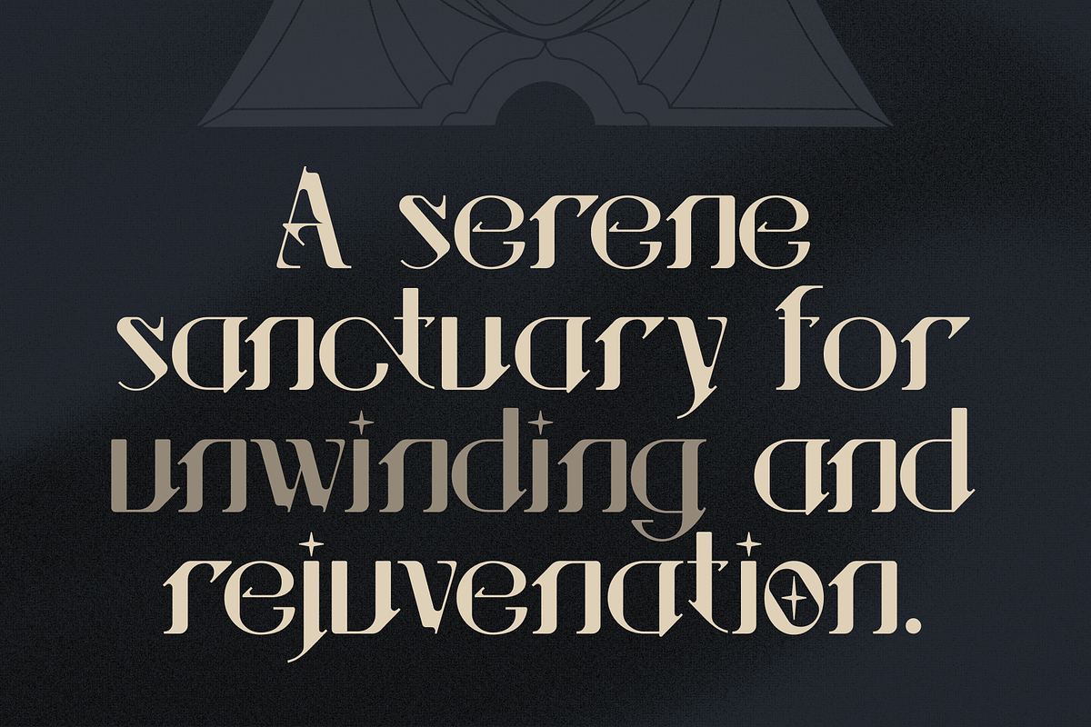 Sanctuary Ornate, a Serif Font by Helotype (Photo 2 of 9)