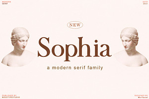 Sophia Serif Family Font