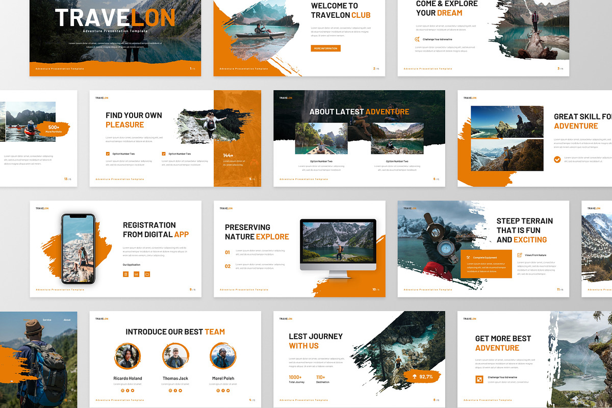 Travelon - Adventure Google Slide, a Presentation Template by MtvtdArt (Photo 6 of 6)