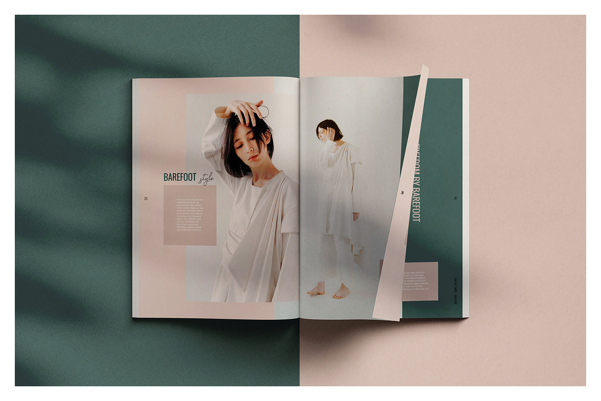Magazine / CANVA, INDD / Brooke, a Magazine Template by Mirazz (Photo 3 of 17)